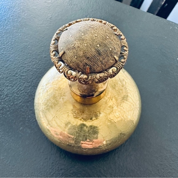 Vintage Devilbiss Empty Bottle Atomizer Fragrance Cased Glass Gold Antique - Picture 13 of 16